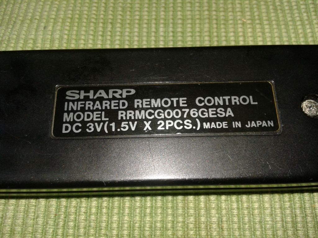 Пульт ДУ SHARP RRMCG0076GESA infrared REMOTE CONTROL - фото фото фото 3