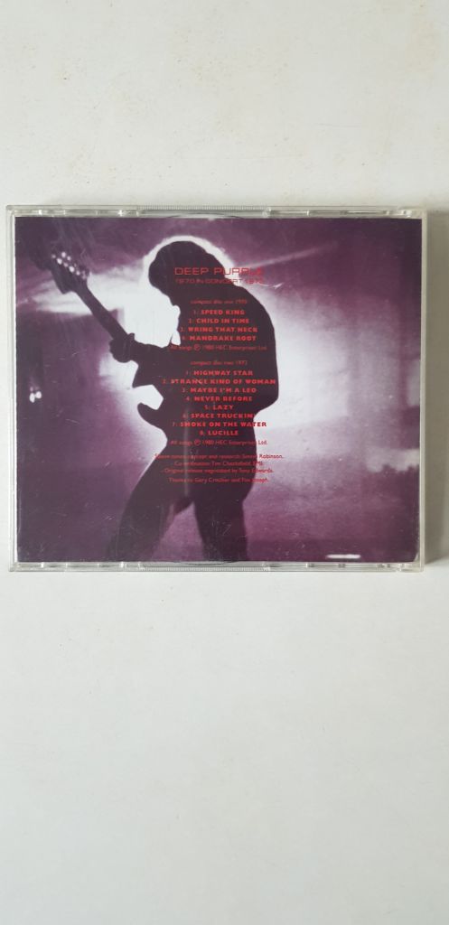 Deep Purple In Concert 1970, 1972 2CD - фото фото фото 1