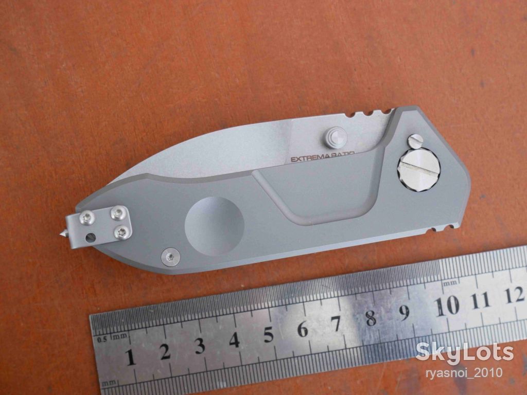 Extrema Ratio Frame Rock, D2 Stonewash, Titanium, Replica, Outdoor, Tactical, Frame Lock - фото фото фото 9