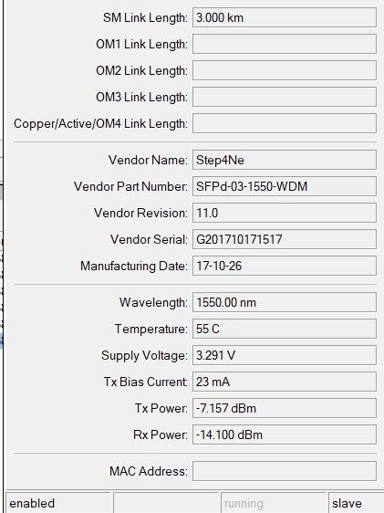 Step4Net SFPd-03-1550-WDM 1550nm 1Gb/s SFP SC Transceiver - фото фото фото 0