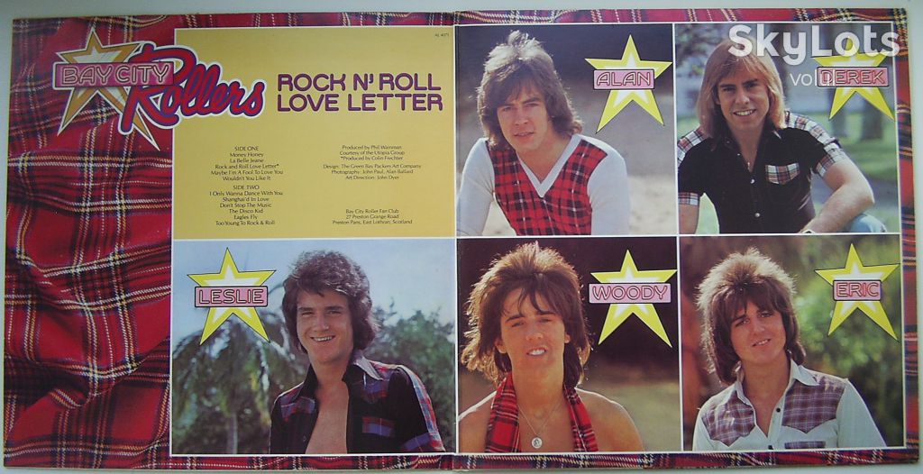 BAY CITY ROLLERS Rock N' Roll Love Letter LP EX+/EX - фото фото фото 1
