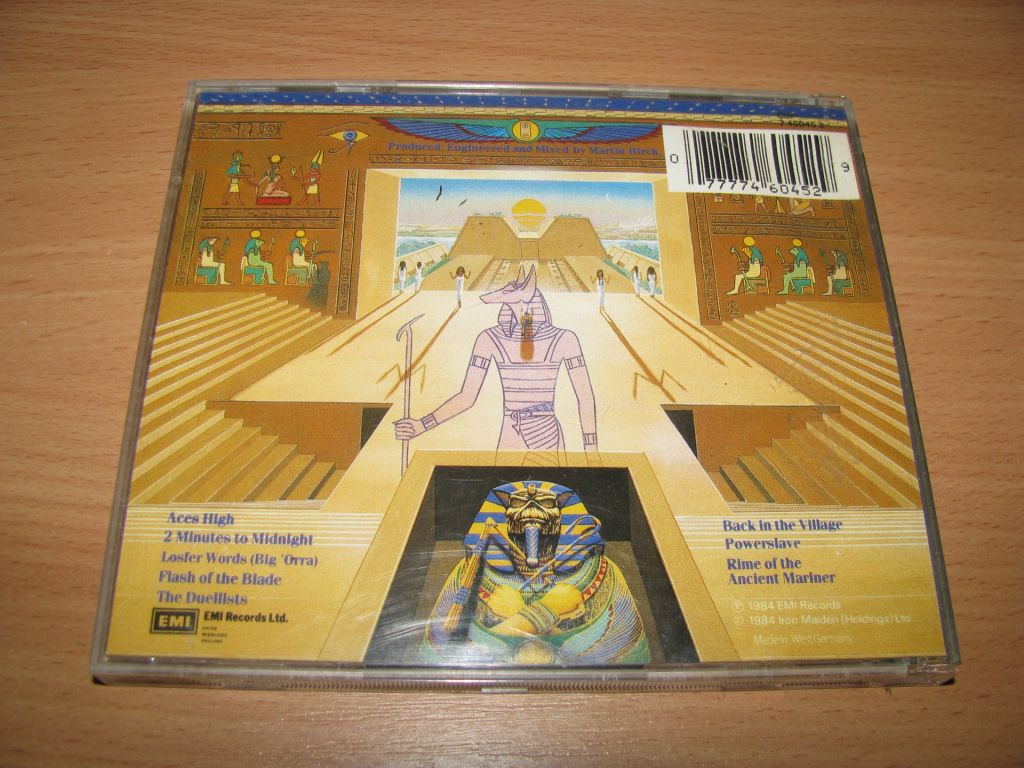 IRON MAIDEN - Powerslave     (1984 EMI W.Germany) - фото фото фото 1