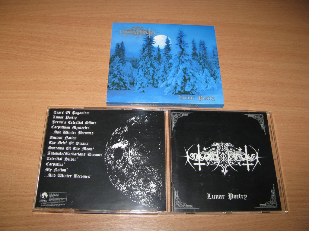 NOKTURNAL MORTUM - Lunar Poetry  (2004 Oriana  SLIPCASE) - фото фото фото 0