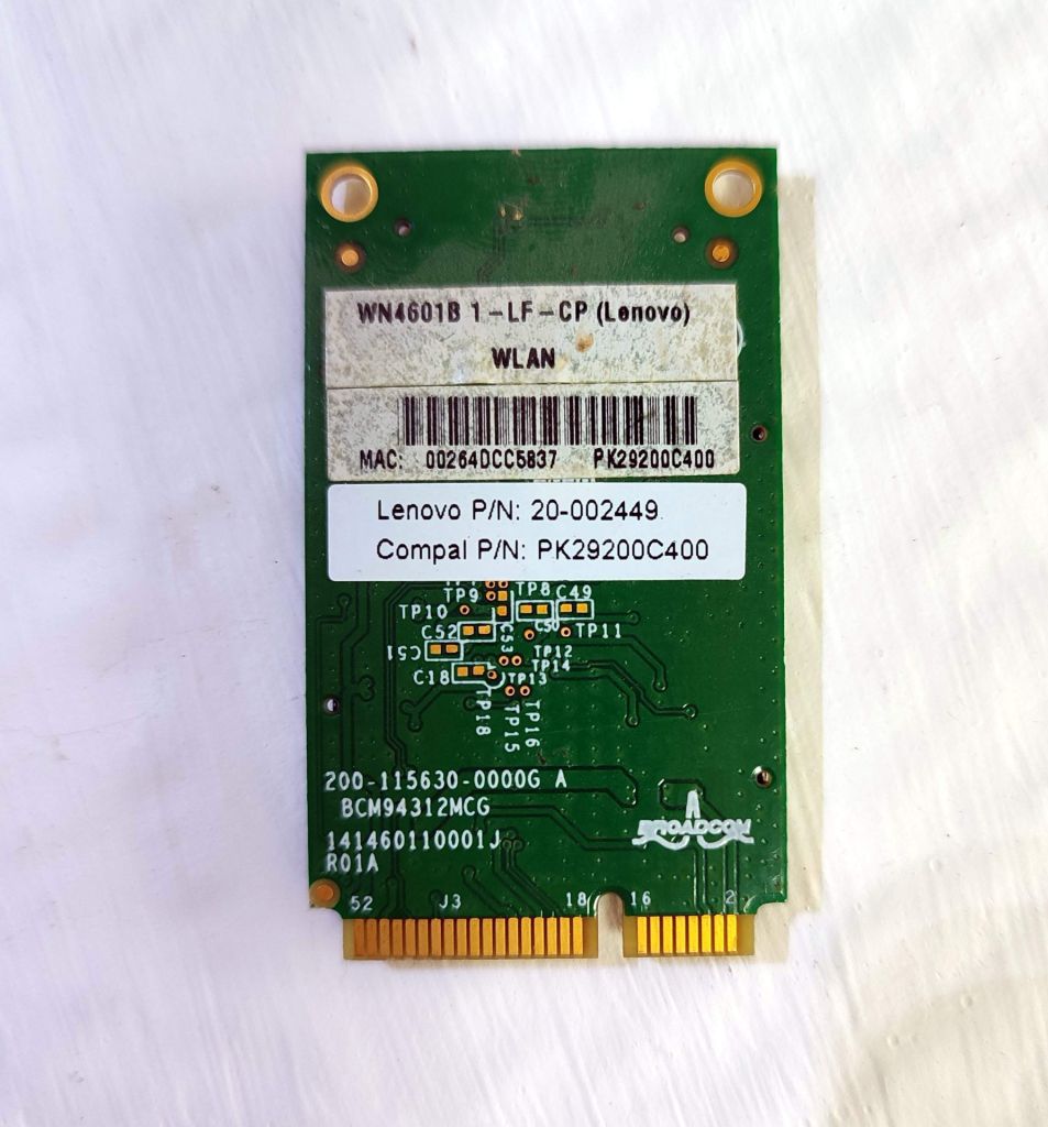 660 Wi-Fi Broadcom BCM94312MCG 802.11 b/g Mini PCI-Express 54 Mbps для ноутбука - фото фото фото 1