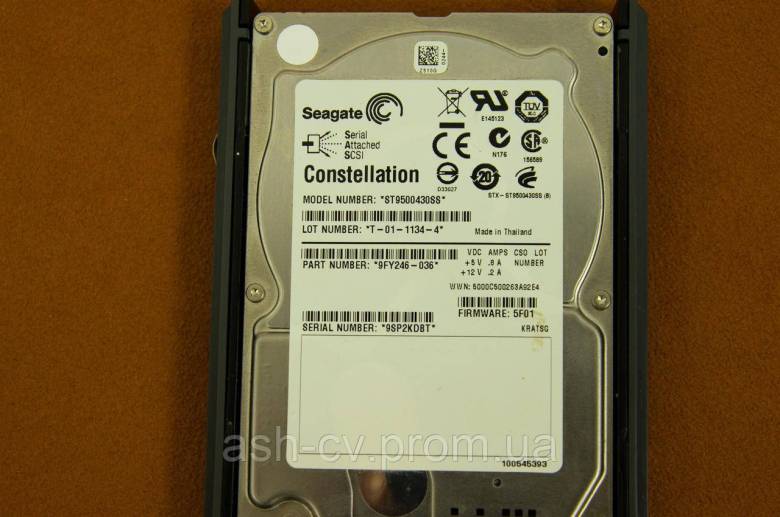 Жорсткий диск Seagate Constellation 7200 ST9500430SS SCSI SAS 500 Гб - фото фото фото 7