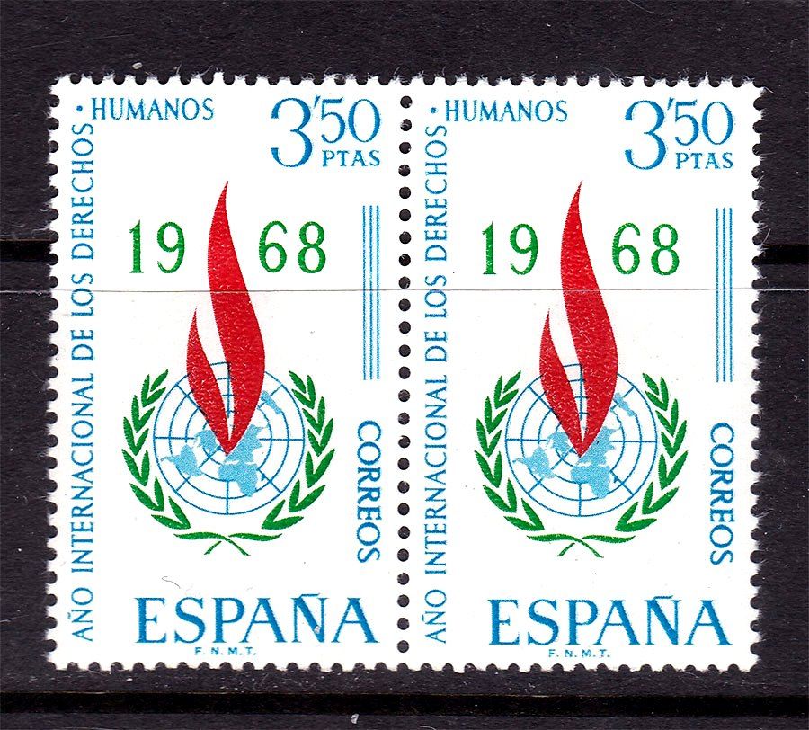 Испания  1968 г MNH - пара - фото фото фото 0