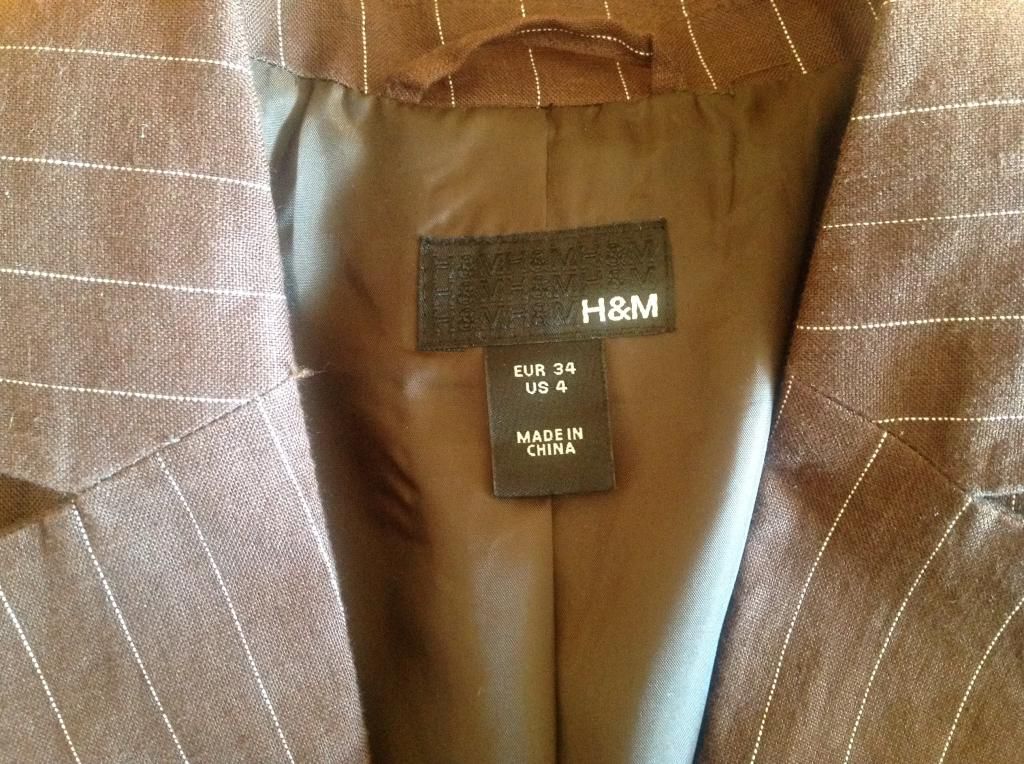 Пиджак H&amp;M, 98% лен, новый, р.34 - фото фото фото 1