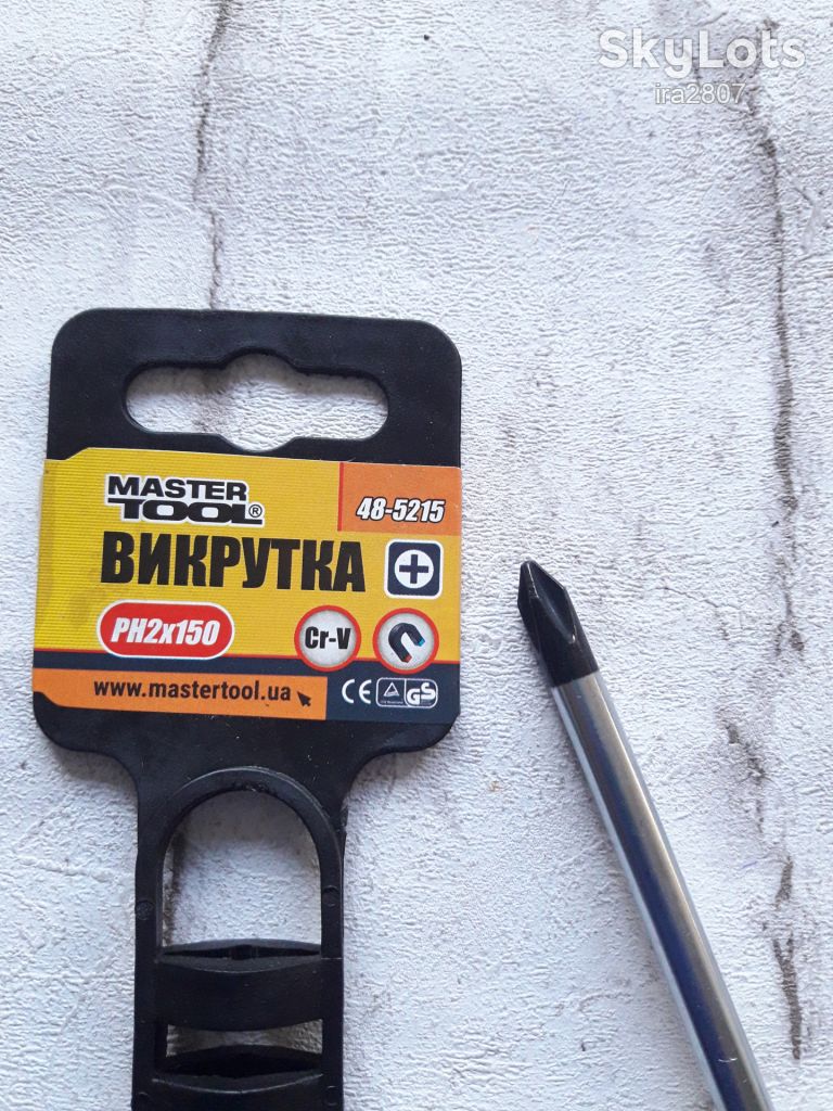 Викрутка хрестова магнітна PH2 х 150мм MASTERTOOL 48-5215 - фото фото фото 2