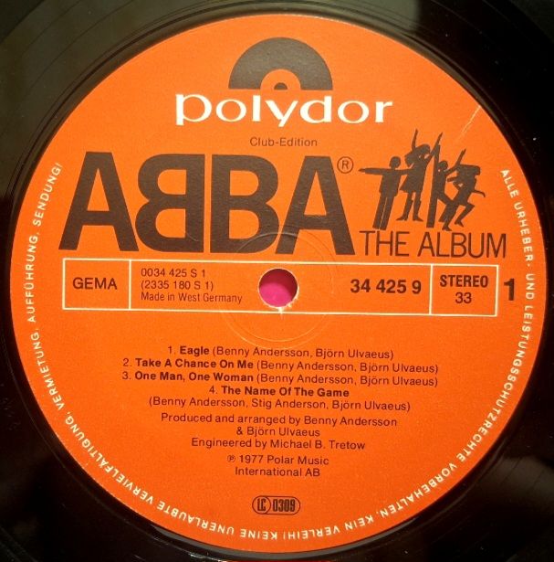 ABBA - The Album - 1977.  (LP). 12. Vinyl. Пластинка. Germany. Club Edition. - фото фото фото 2