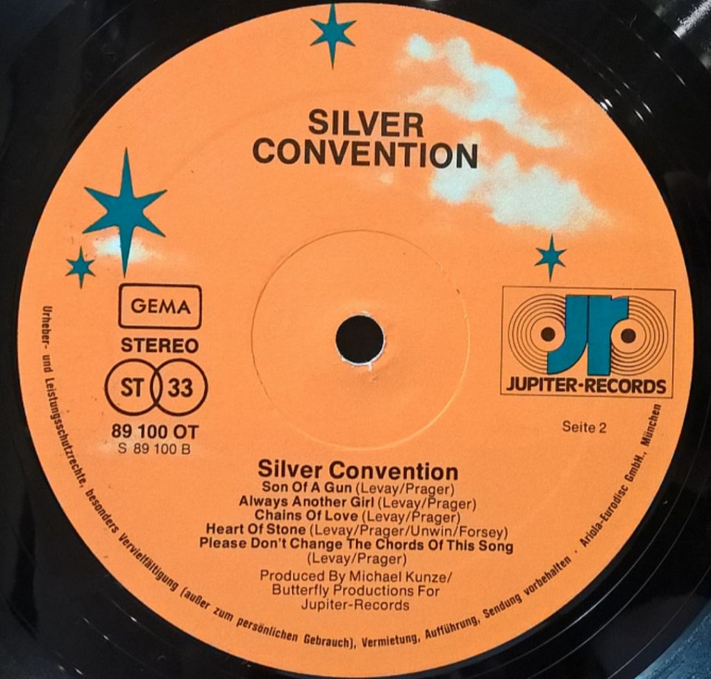 Silver Convention ‎- Silver Convention - 1976.   (LP). 12. Vinyl. Пластинка. Germany. - фото фото фото 2