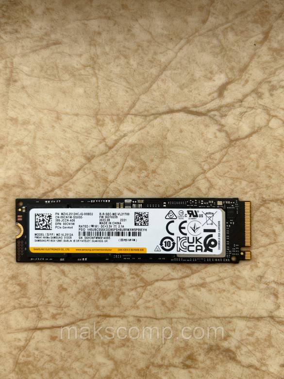 SSD Samsung PM9A1 (980 pro) 512Gb m.2 2280 NVMe PCIe Gen4 x4 - фото фото фото 1