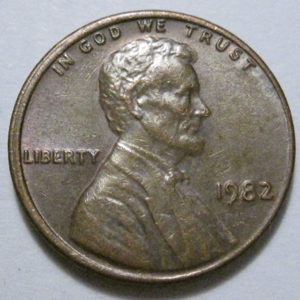 США 1 цент 1982 року 41261 - фото фото фото 0