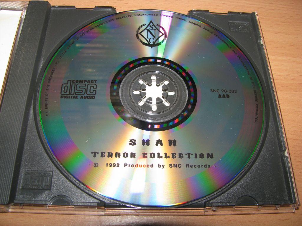 SHAH - Terror Collection   (1991 SNC Records, 1st press) - фото фото фото 2