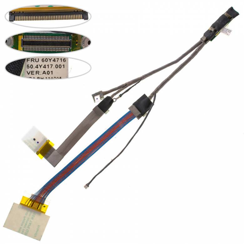 Шлейф матрицы для ноутбука LENOVO (X201), LED (50.4Y412.002) - фото фото фото 0
