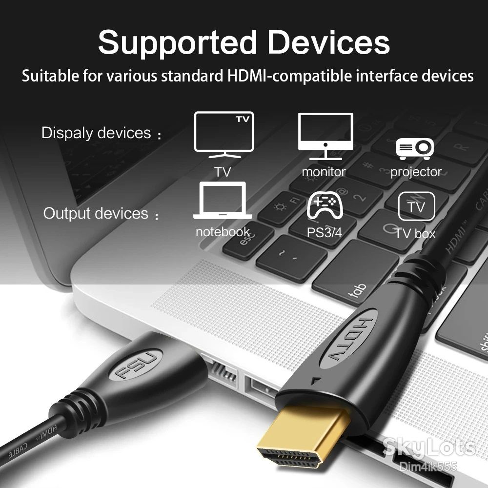 Кабель HDMI FSU 1.4 1080P 3D 0.5m - фото фото фото 3
