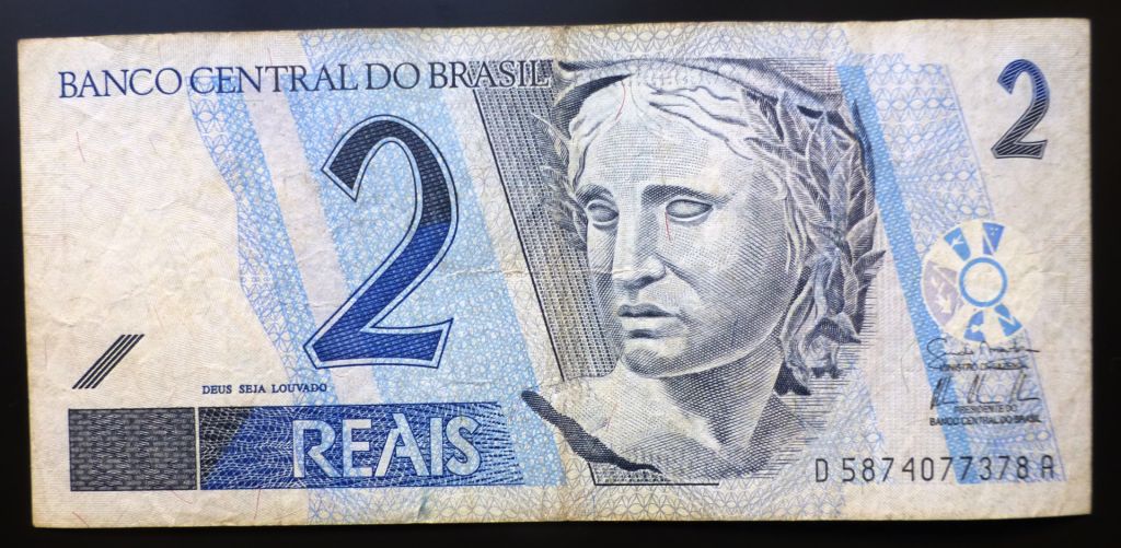 Бразилия  2 реала 2001 года - фото фото фото 0