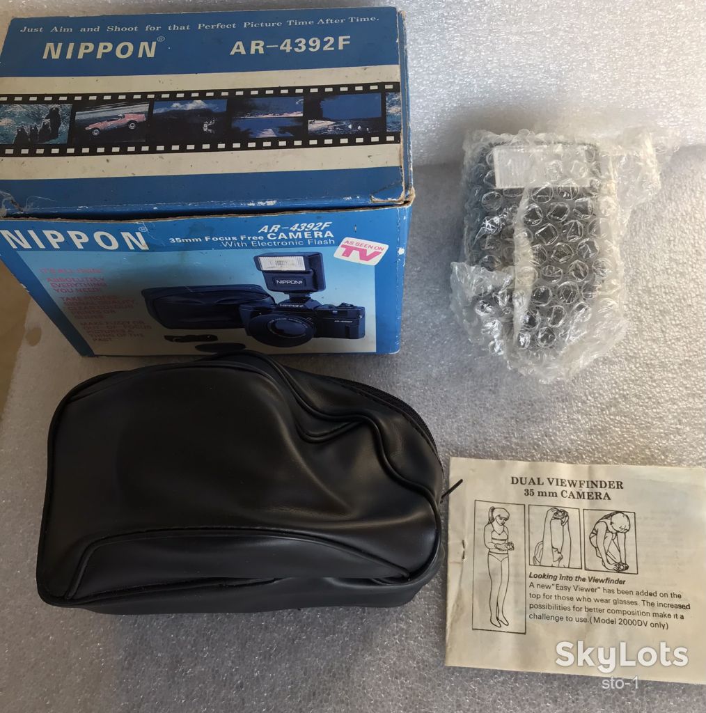Фотоаппарат NIPPON AR-4392F made in Japan со вспышкой в коробке + инструкция - фото фото фото 4
