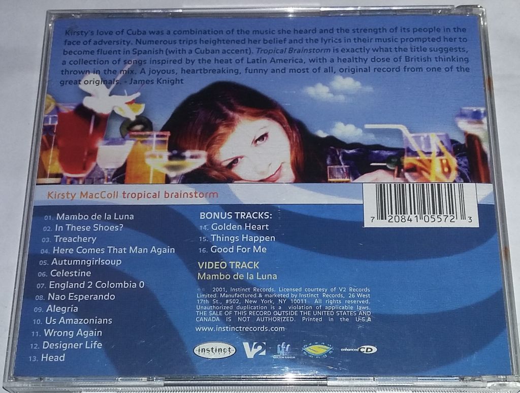 KIRSTY MAcCOLL Tropical Brainstorm CD US - фото фото фото 2