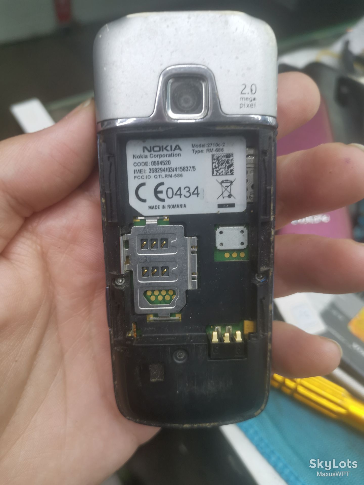 #826 Sklad Nokia 2710C-2 2710 silver - фото фото фото 2