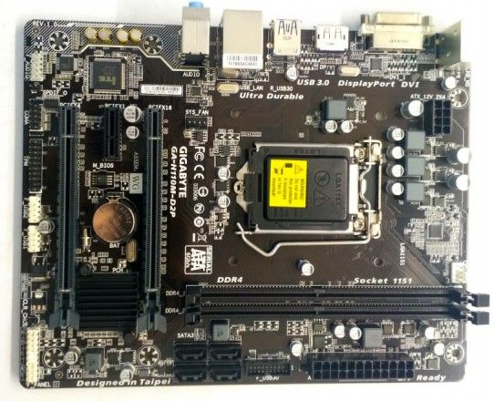 Мать 1151, GIGABYTE GA-H110M-D2P, Intel H110 chipset - фото фото фото 0