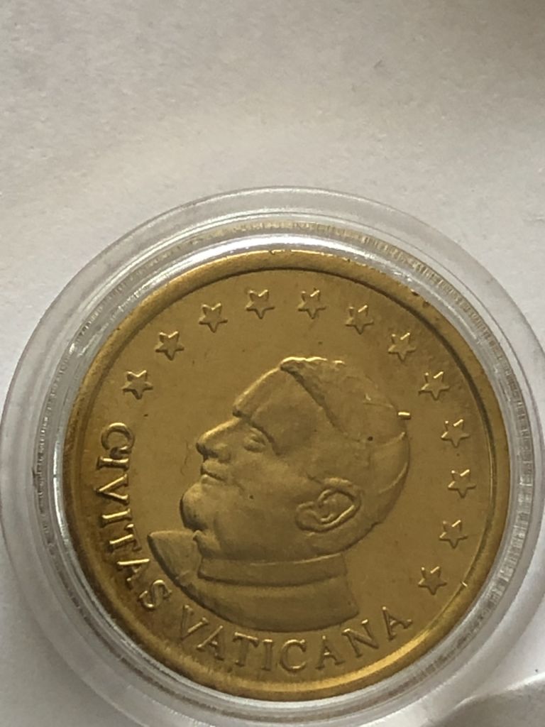 20 євроцентів  Ватикан. Папа. SPECIMEN. Європроба. Капсула. - фото фото фото 4