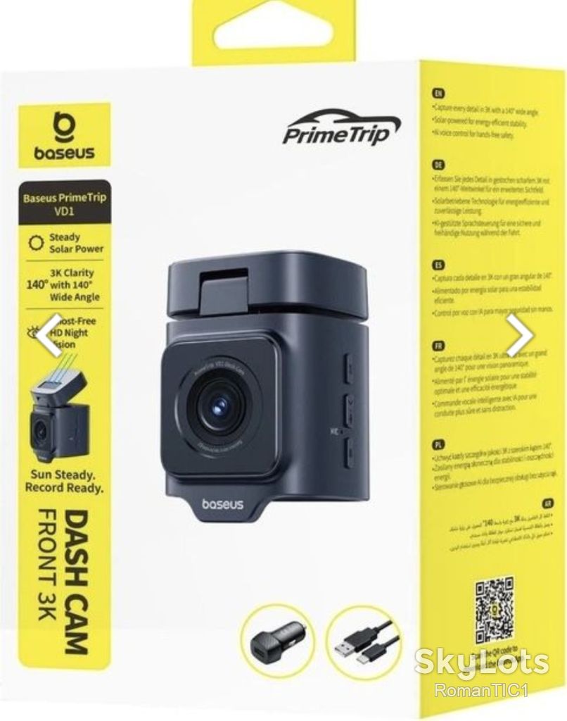 Відеореєстратор Baseus Prime Trip VD1 3k Dash cam - фото фото фото 0