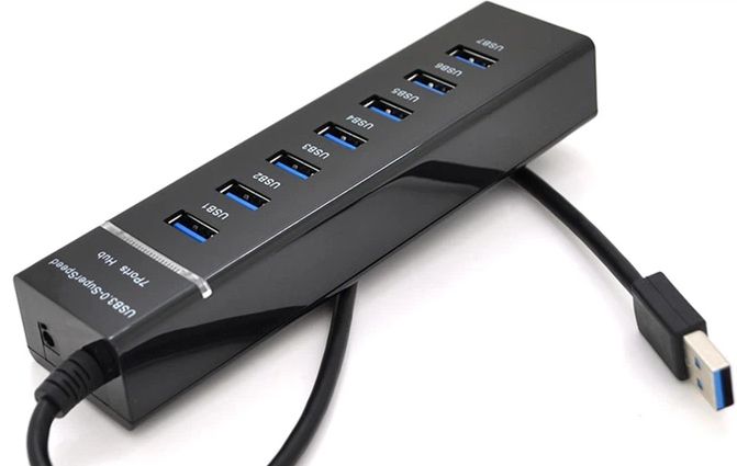 Хаб USB 3.0 UH-703  (7 портів USB3.0) підтримка до 1TB - фото фото фото 3