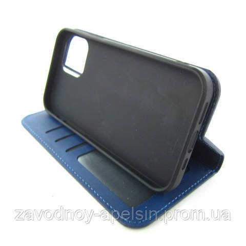 Чехол книжка iPhone 12 Pro Premium Case (синий) - фото фото фото 2