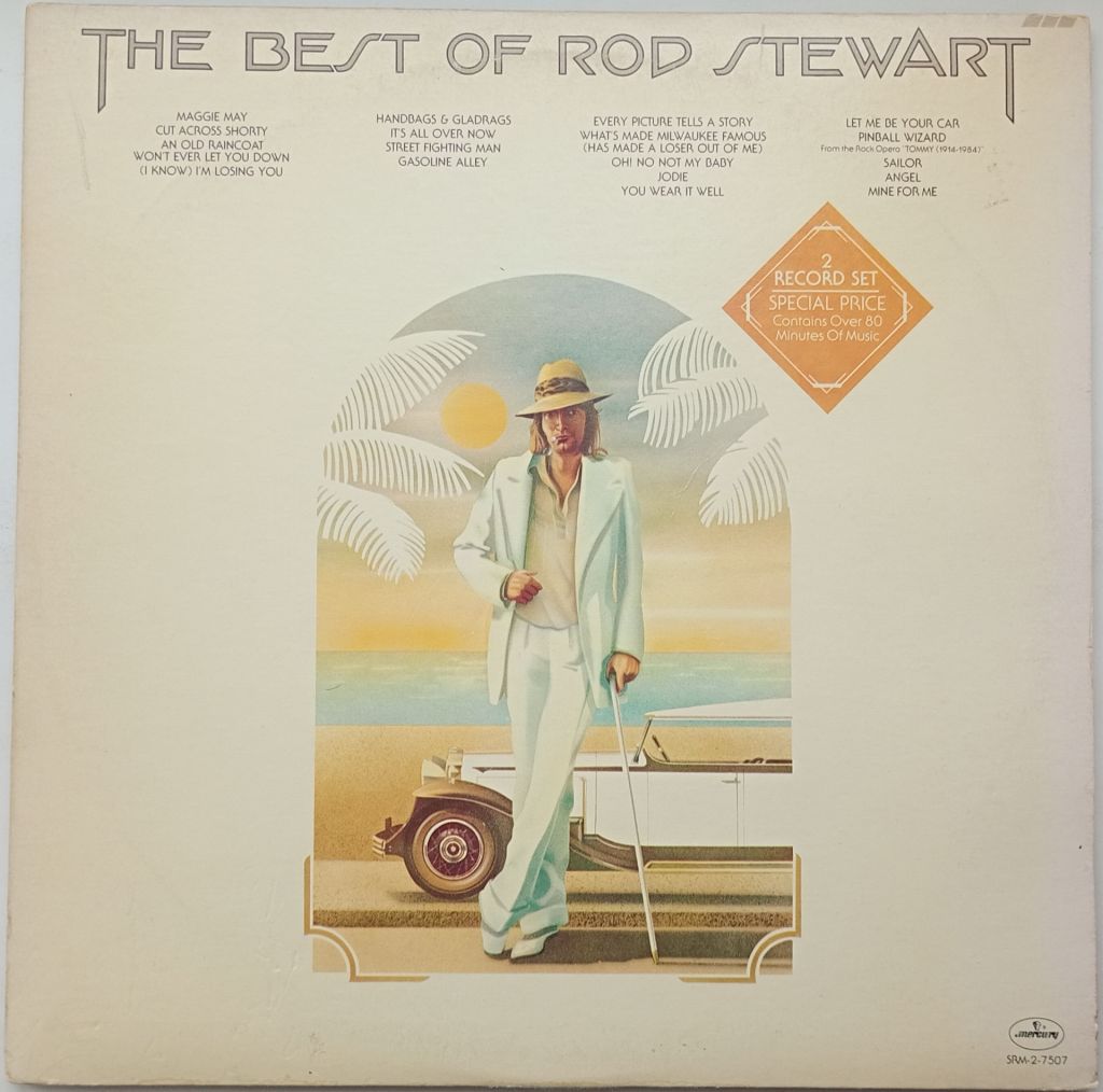 ROD STEWART The Best Of Rod Stewart 2LP  VG+/EX - фото фото фото 0