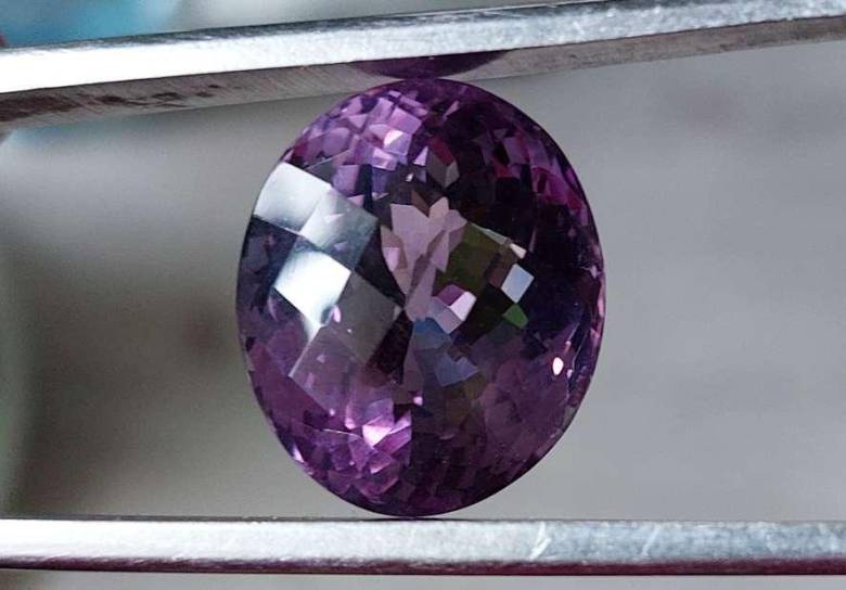 Натуральный аметист 28.77 Ct. 21x17mm - фото фото фото 6