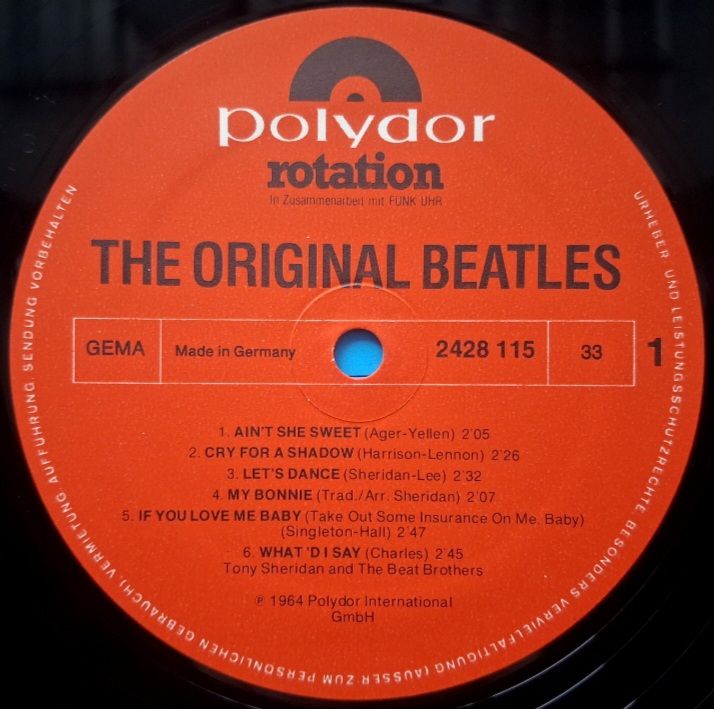 The Beatles - In Hamburg - 1961.  (LP). 12. Vinyl. Пластинка. Germany. - фото фото фото 2