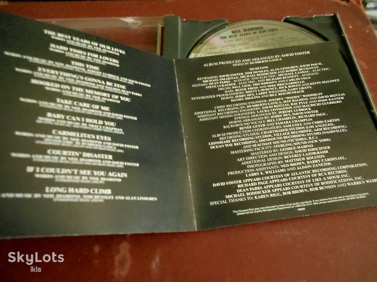 Neil Diamond The Best Years Of Our Lives CD фирменный б/у - фото фото фото 3