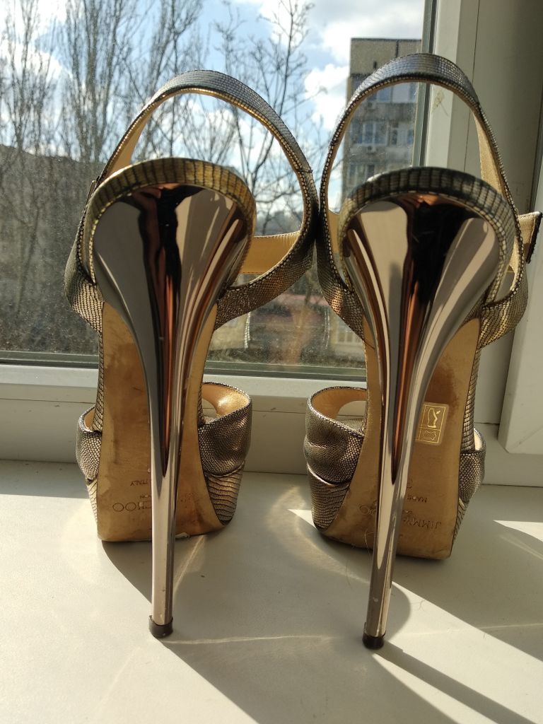Босоножки кожаные JIMMY CHOO! 39р! Италия! - фото фото фото 8