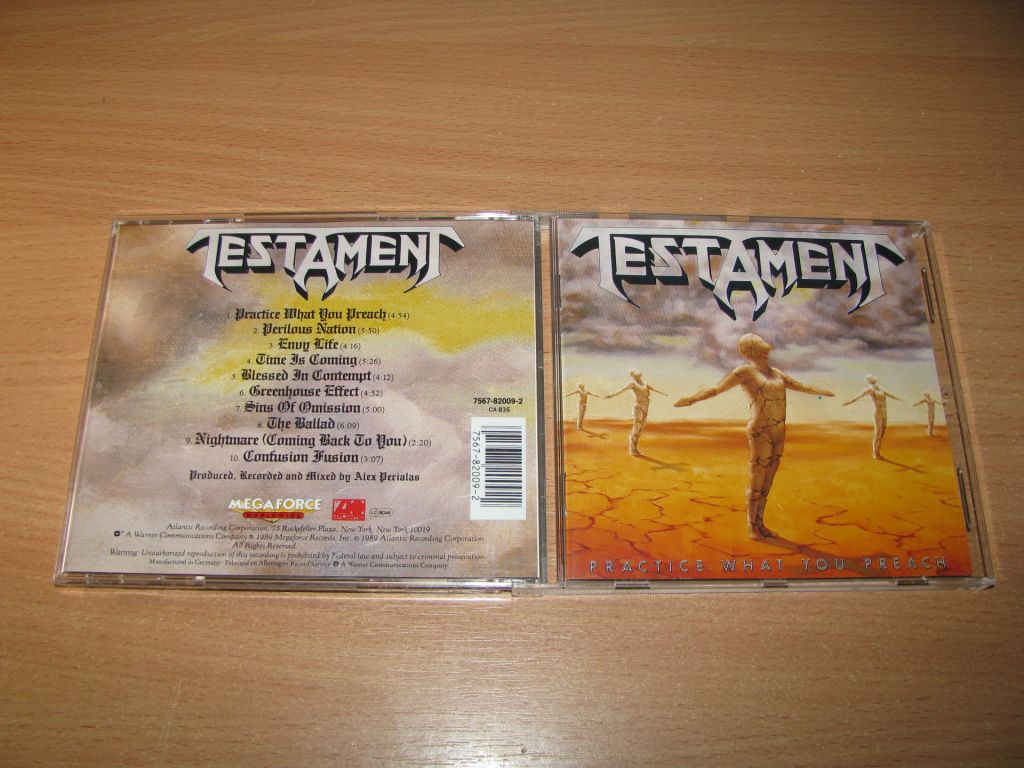 TESTAMENT - Practice What You Preach  (1989 Atlantic Germany) - фото фото фото 0