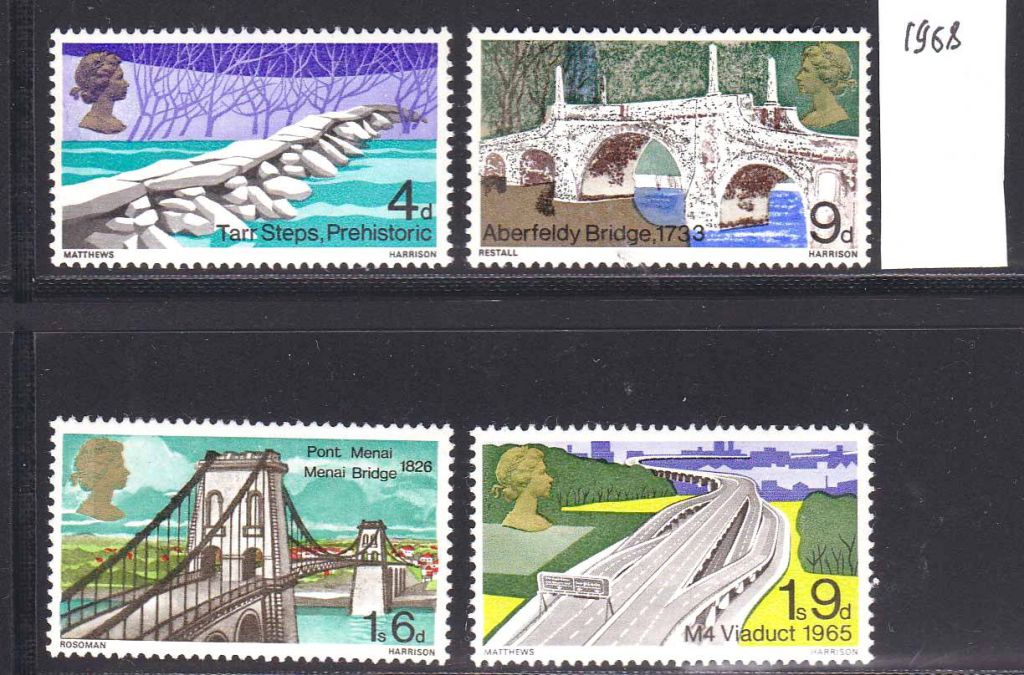 ZM Великобритания 1968 г MNH - - фото фото фото 0