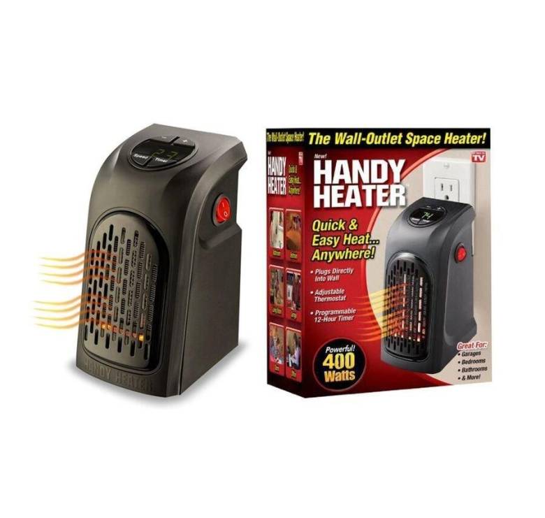 Портативный обогреватель Handy Heater (тепловентилятор Хенди Хитер), 400Вт - фото фото фото 0
