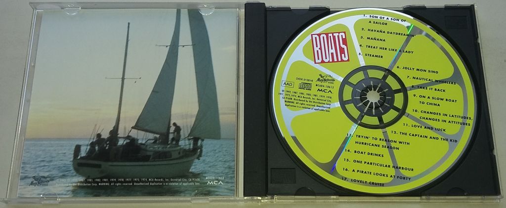 JIMMY BUFFETT Boats CD US - фото фото фото 1