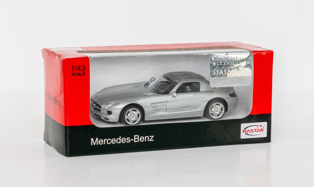 1:43 Mercedes Benz SLS AMG 2010-14  (C197) silver, RAStar - фото фото фото 0