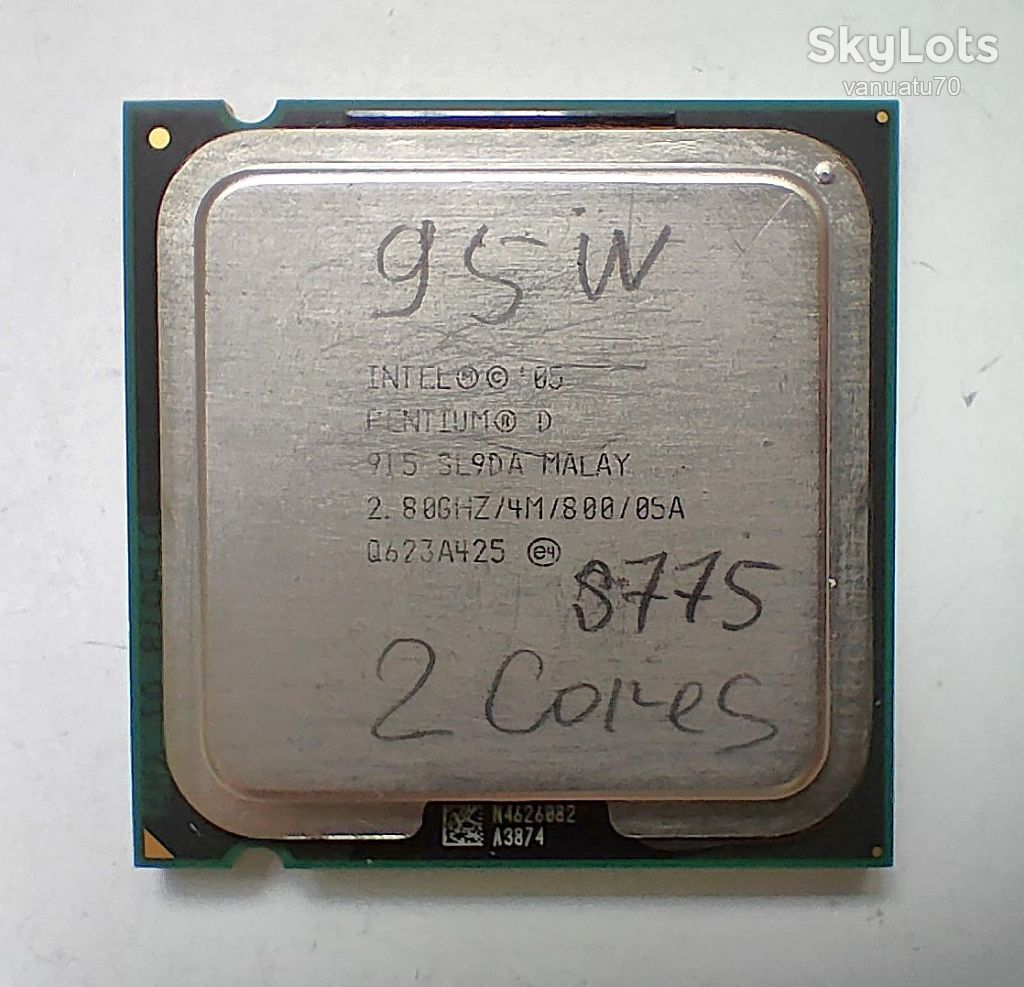 Процесор Intel Pentium D 915 SL9DA 2.80GHz/4M/800 LGA775, tray - фото фото фото 0