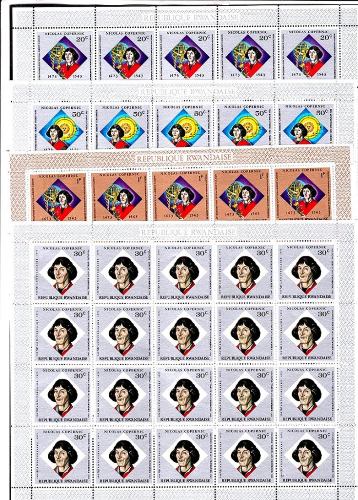 Космос . Руанда  1973 г MNH - 4 м/л - фото фото фото 0