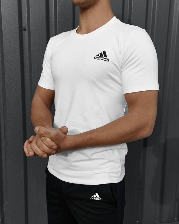Футболка Adidas белая - фото фото фото 3