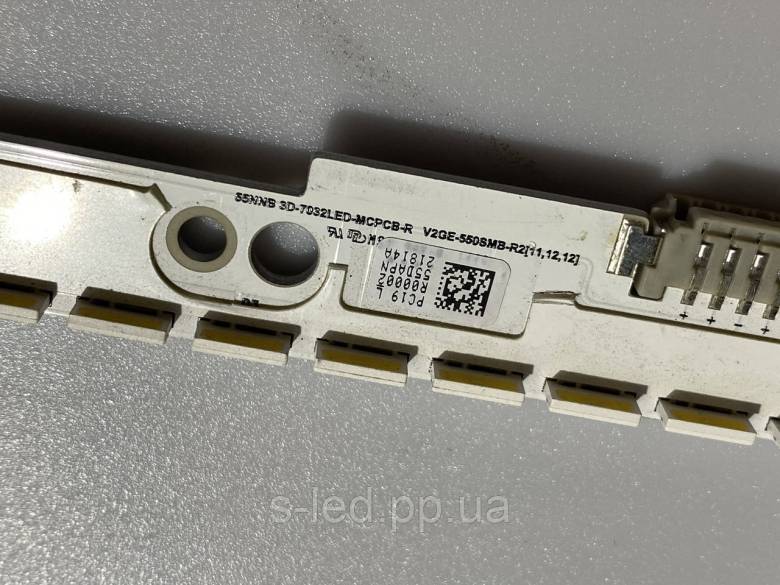 LED підсвітка SLED_2012SVS55_7032SNB_RIGHT80  SLED_2012SVS55_7032SNB_LEFT80 55NNB 3D-7032LED-MCPCB-R - фото фото фото 2