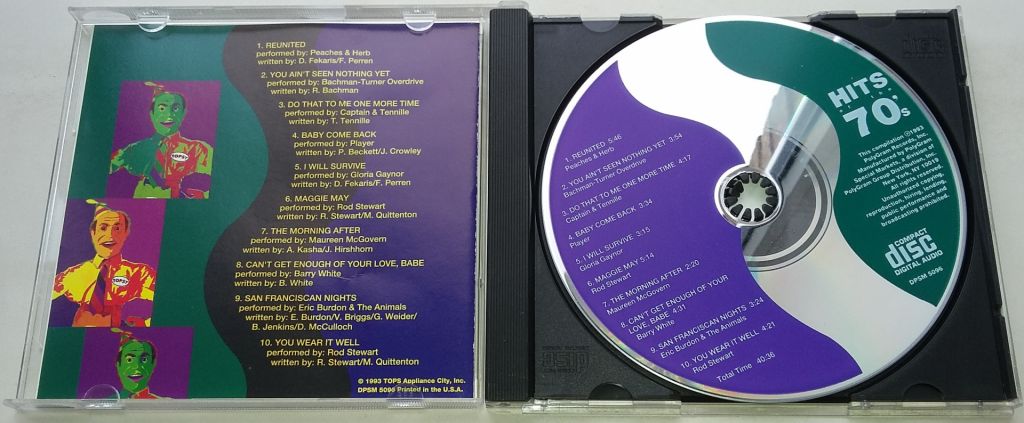 VARIOUS Hits Of The 70's  CD US - фото фото фото 1