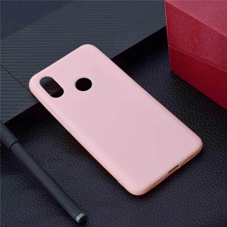 Чохол для Xiaomi Redmi Note 6 Pro силікон soft touch бампер світло-рожевий - фото фото фото 0