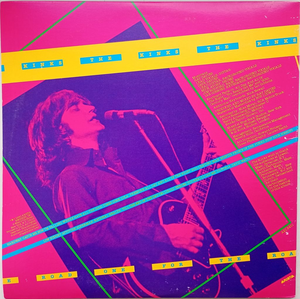 THE KINKS One For The Road 2LP + Poster EX+/EX - фото фото фото 2