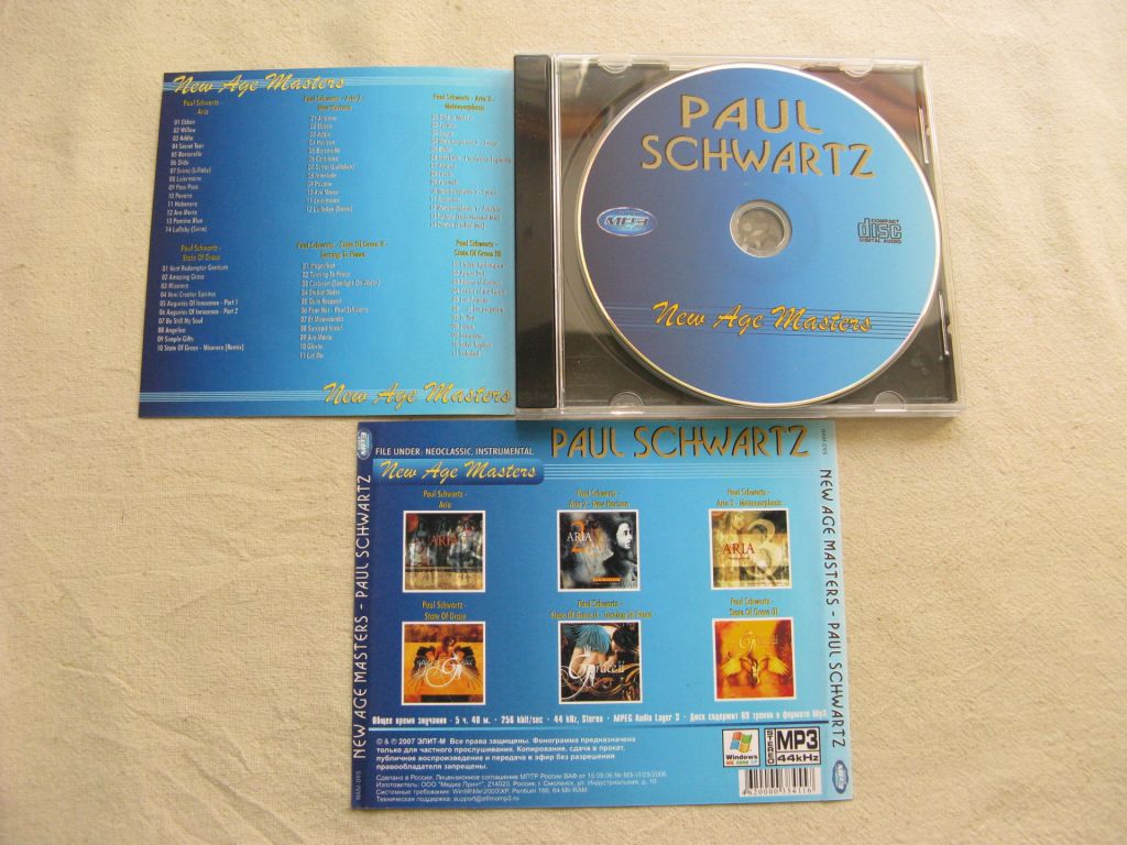 MP3. Paul Schwartz. Total:69 tracks, Total time:05:40     (hh:mm). 2007. - фото фото фото 2
