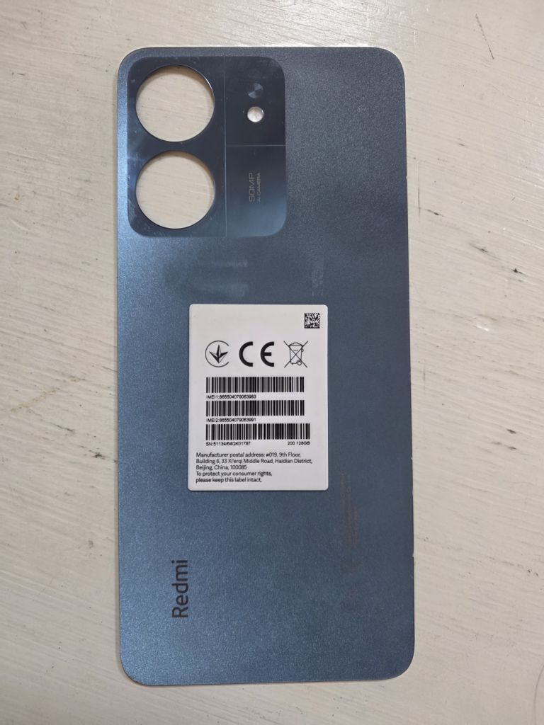 Xiaomi Redmi 13C кришка корпуса - фото фото фото 0