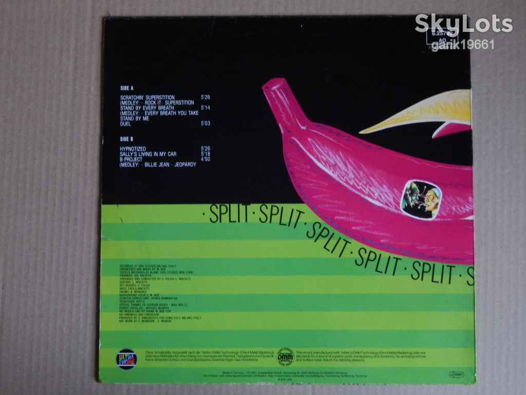 Pink Project ‎– Split  (Ultraphone ‎– 6.25 729, Germany) EX+/NM- - фото фото фото 1