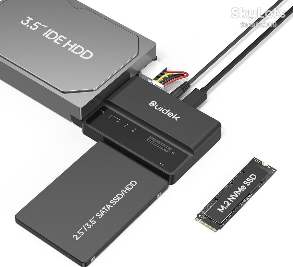 Адаптер SUIDEK  M.2 NVMe/SATA 10 Гбіт/с. Модель S1235D. Зчитувач жорстких дисків. - фото фото фото 7