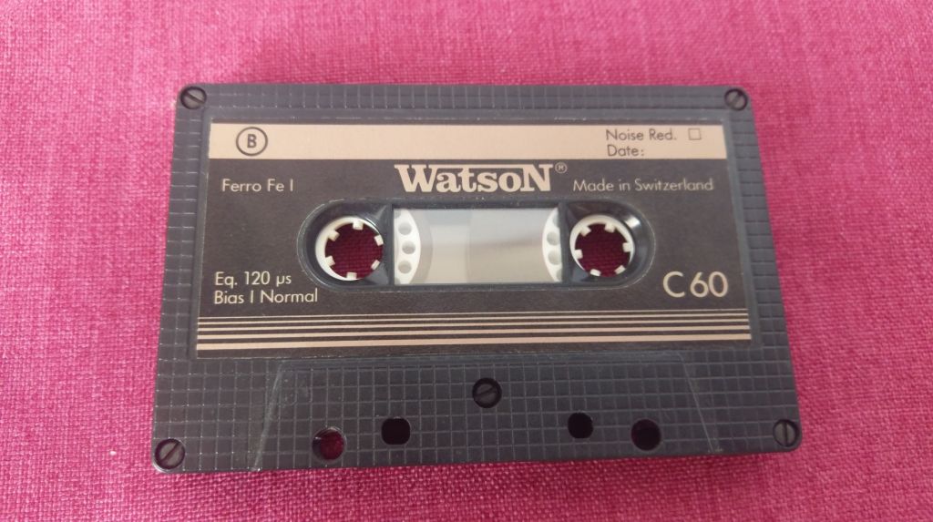 Аудиокассета Watson Ferro Fe I Made in Switzerland - фото фото фото 2